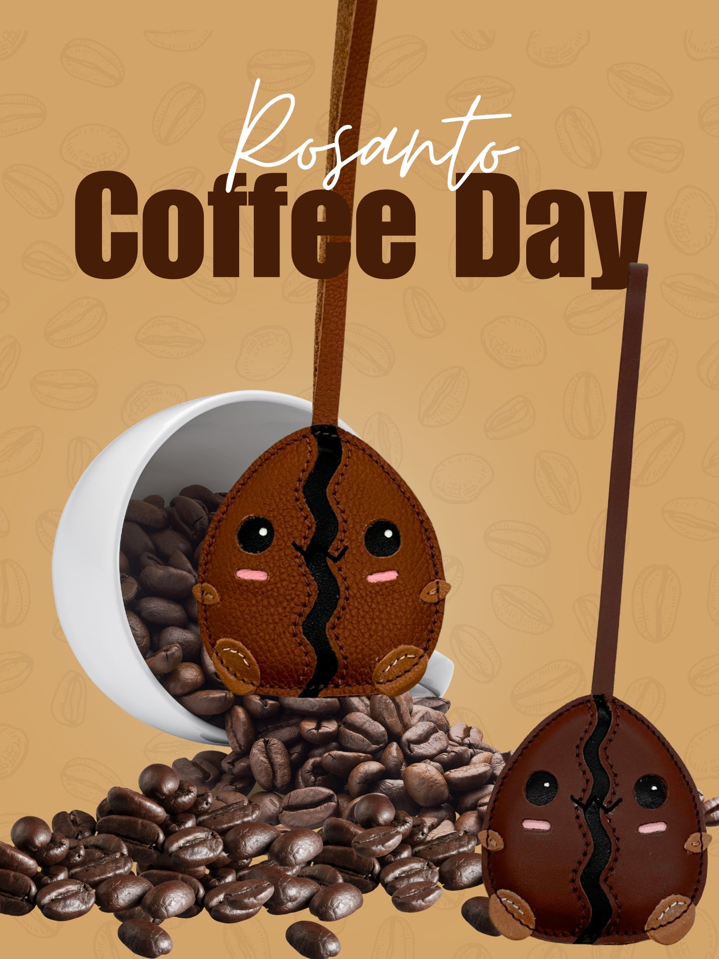 CHARM CHICCO DI CAFFE DARK BROWN
