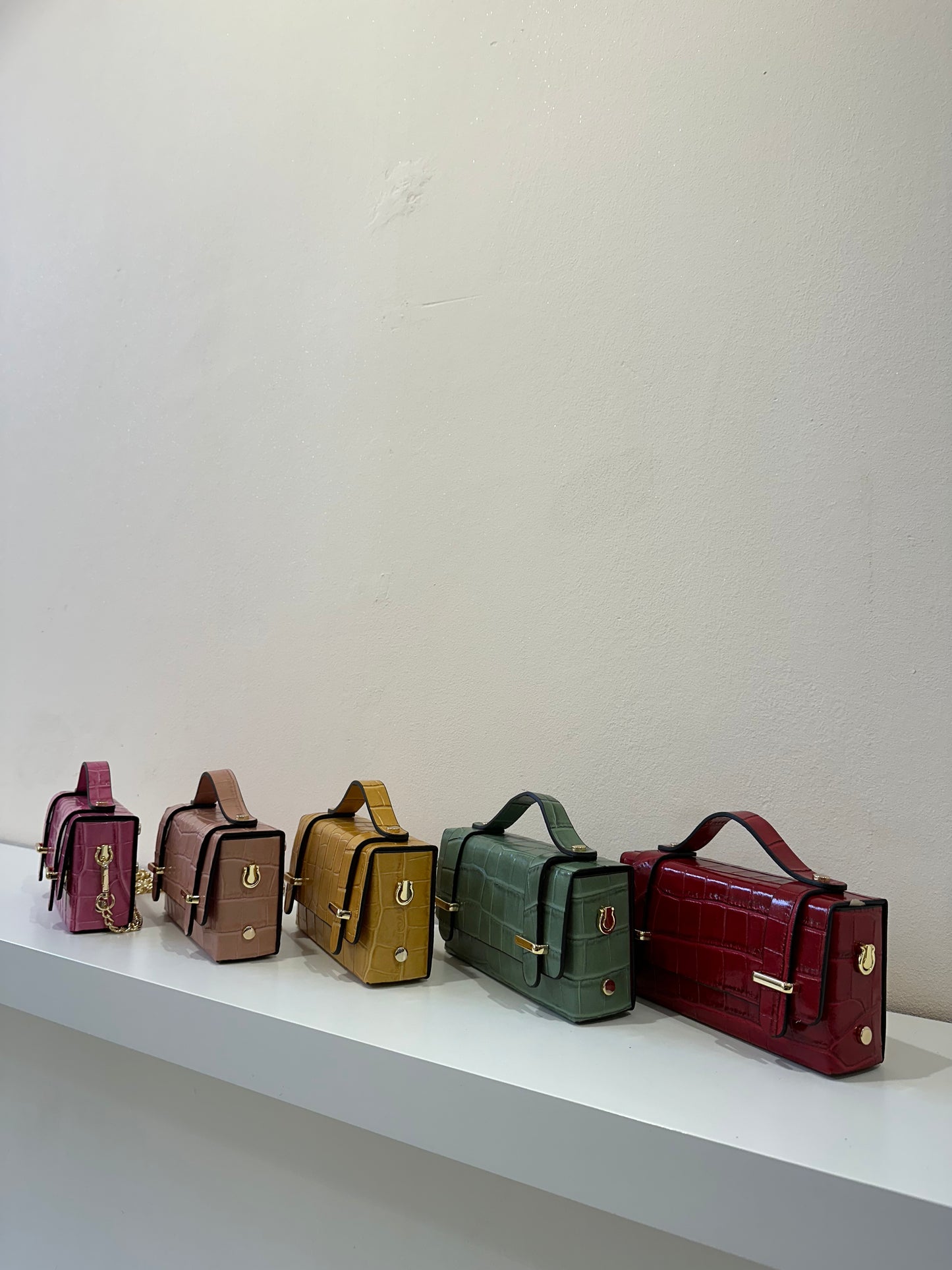 RETTANGOLO CLUTCH COCCO