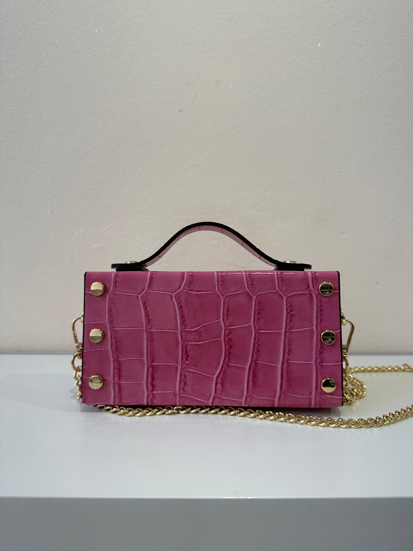 RETTANGOLO CLUTCH COCCO