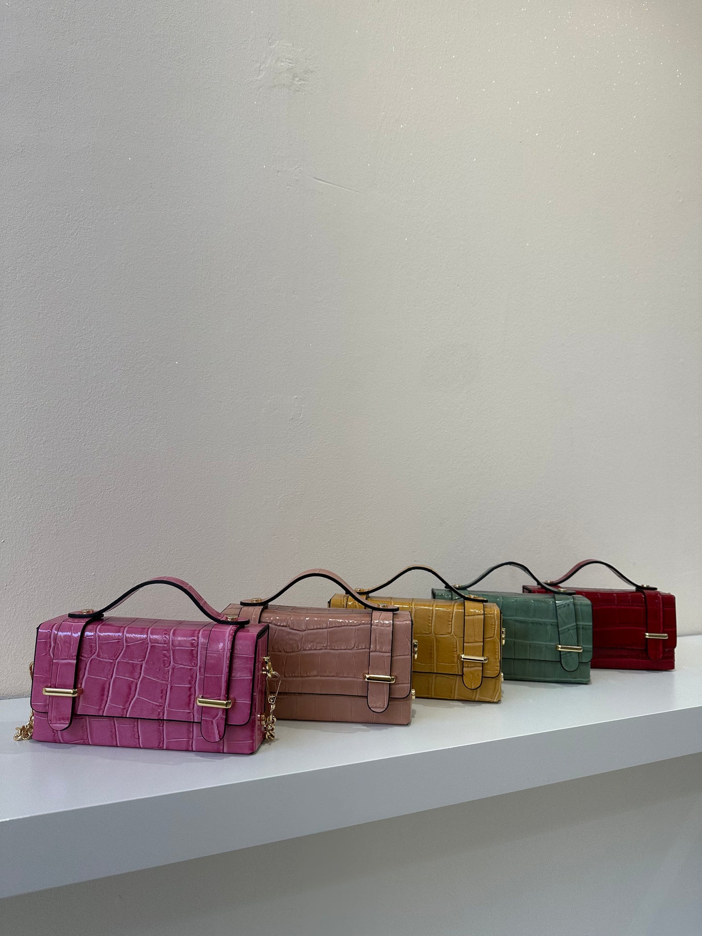 RETTANGOLO CLUTCH COCCO