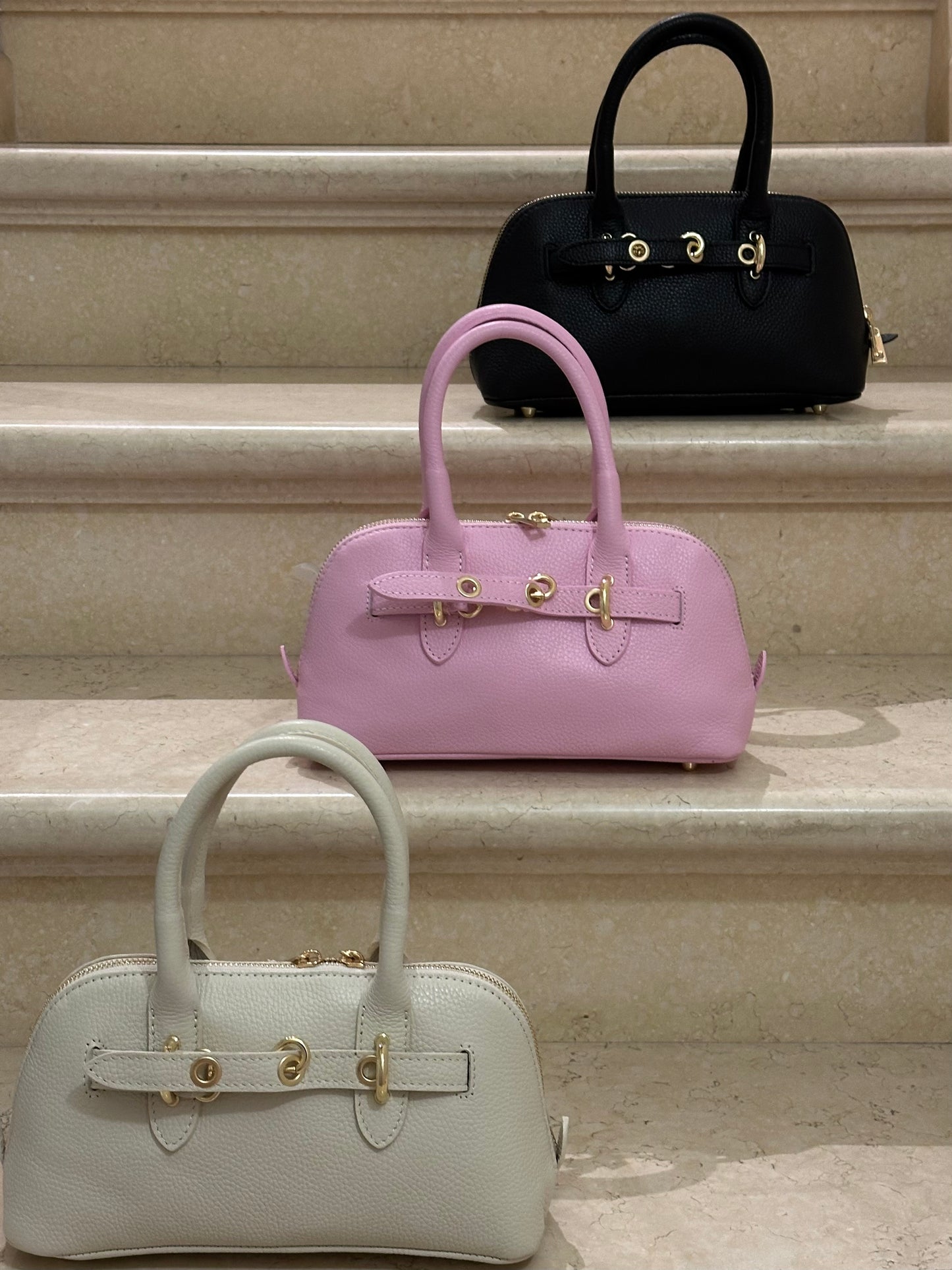 SMALL MIU FLEUR (NERO)