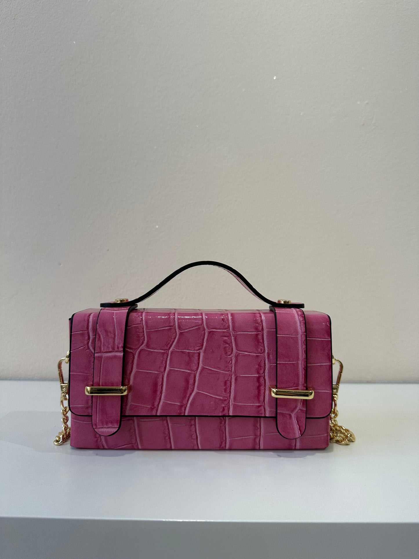 RETTANGOLO CLUTCH COCCO