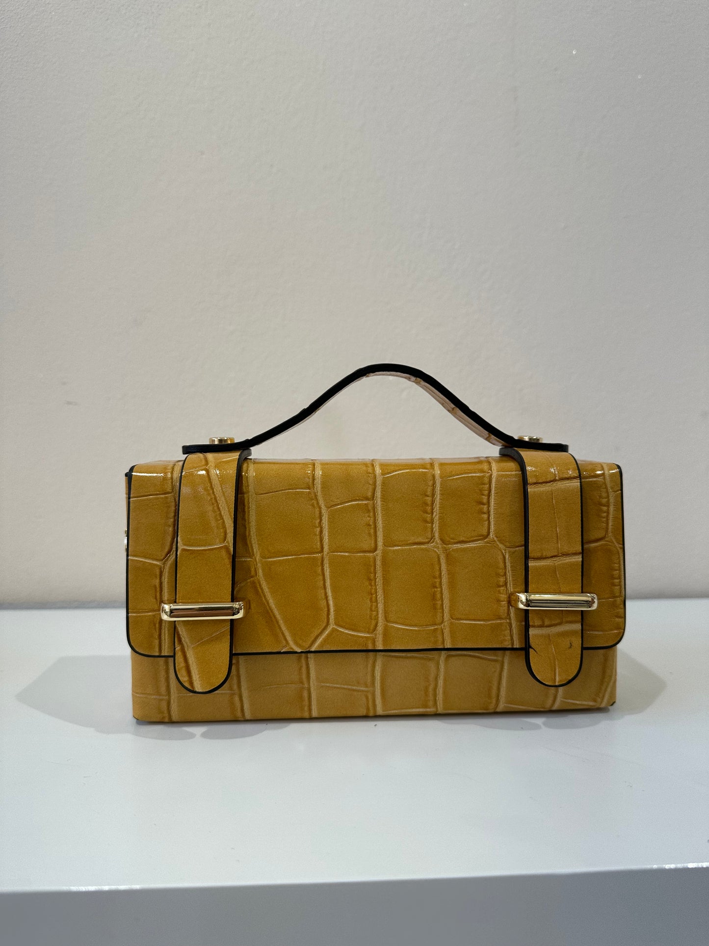RETTANGOLO CLUTCH COCCO